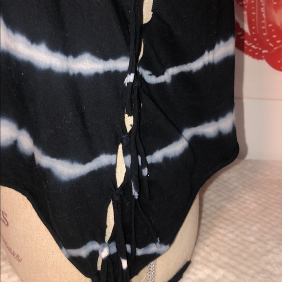 Forever 21 Striped Tank Top with Tie Fringed Sides - Picture 3 of 5